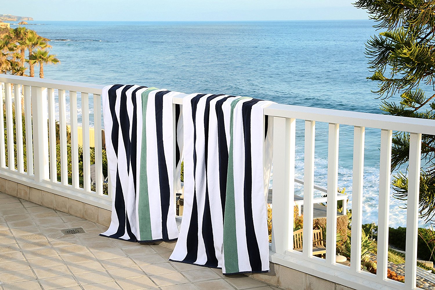 Plush Cabana Beach Towel by Laguna 